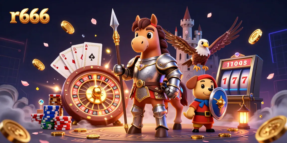 Experience thrilling action at r 666 with immersive casino games and vibrant illustrations of champions.