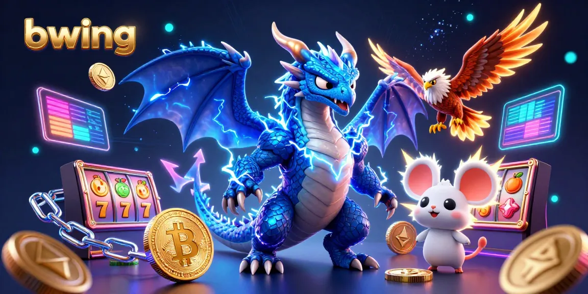 Join the thrilling world of bwing with an electric dragon, hawk, and vibrant slot elements!
