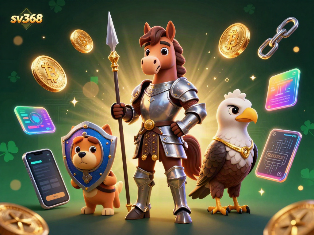 Engage with sv368's thrilling online gaming experience featuring knights and crypto elements.