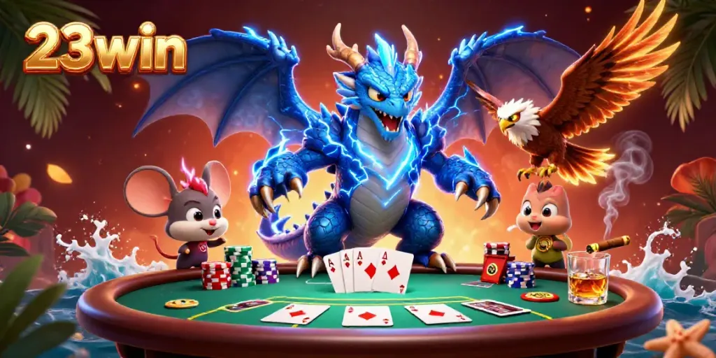 Experience thrilling gameplay at 23win with vibrant poker action and electrifying characters.