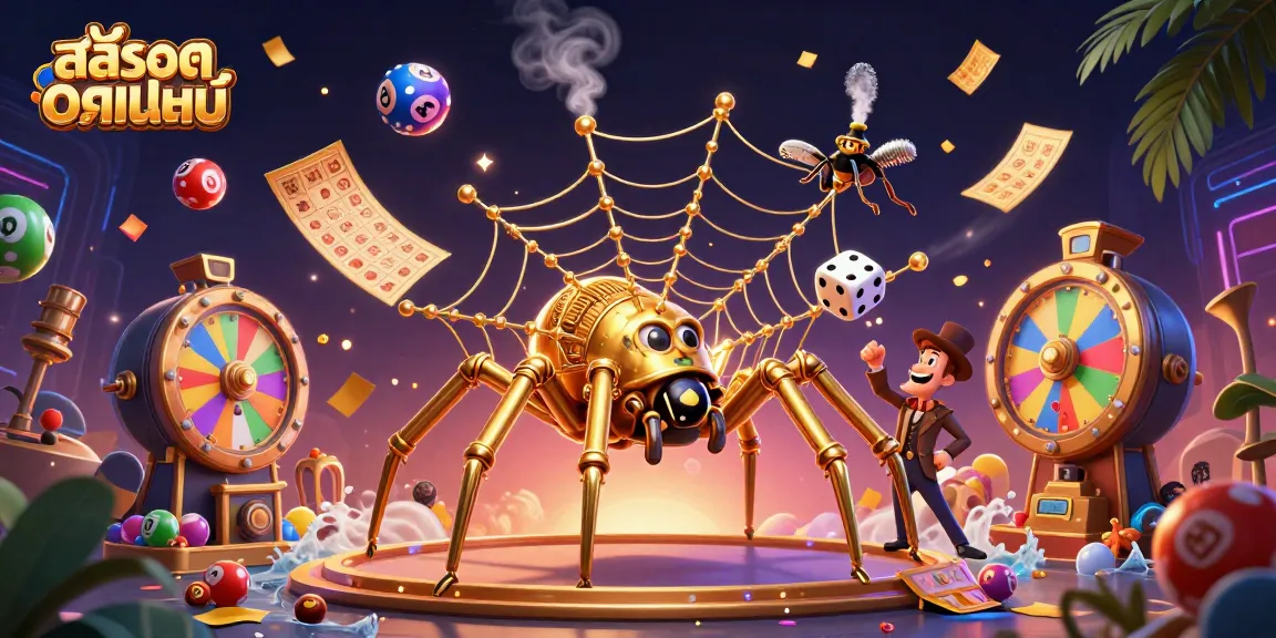 Experience thrilling slots action with สล็อตออนไลน์, featuring a whimsical spider web of chance and colorful dynamics.